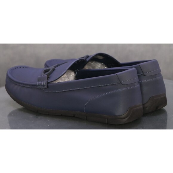 Aldo Orlovoflex $150 Men\'s Horsebit Loafer Casual Shoes Sz 12 M Leather Blue EUC main image 8